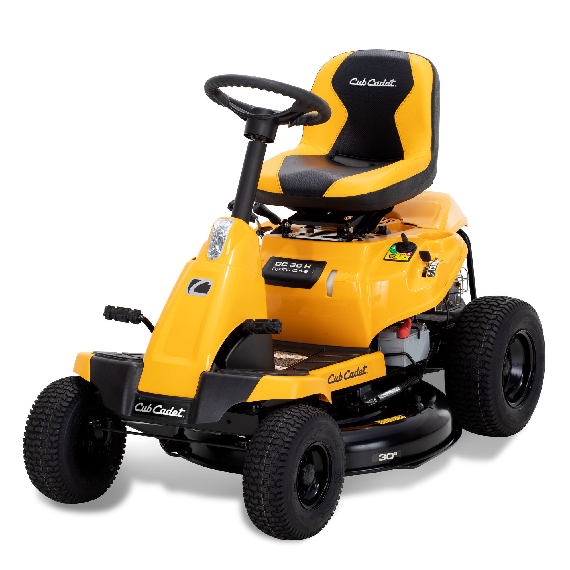 Cub Cadet CC30H 30 in. 10.5 HP Hydrostatic Compact Riding Lawn Mower side view