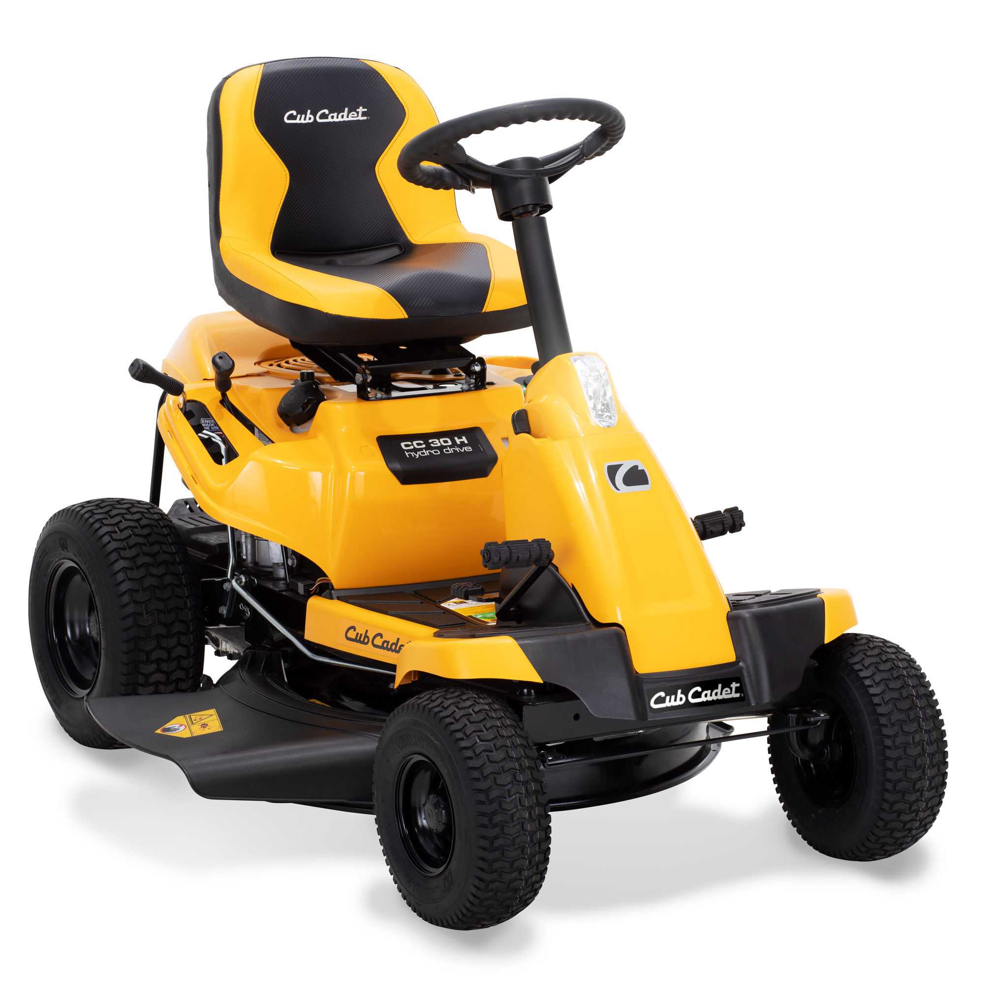 Cub Cadet CC30H 30 in. 10.5 HP Hydrostatic Compact Riding Lawn Mower side view