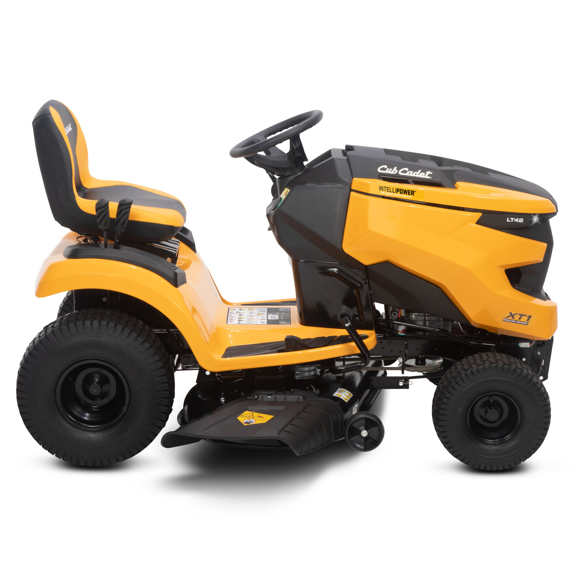 Cub Cadet XT1 LT42 IntelliPOWER Enduro Series 42 in. Riding Lawn Mower side view