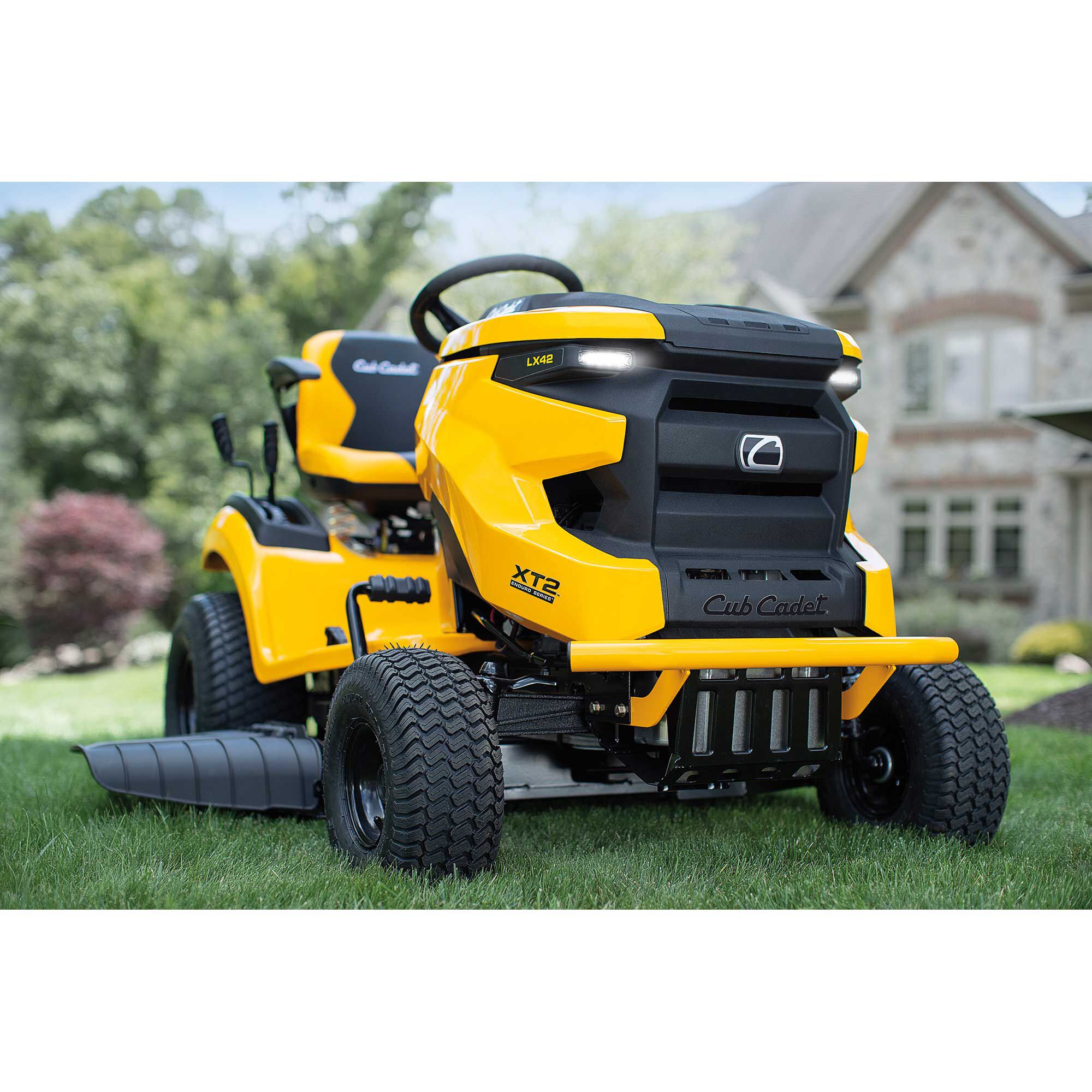 Cub Cadet XT2 LX42 Enduro Series 42 in. 20 HP Riding Lawn Mower side view
