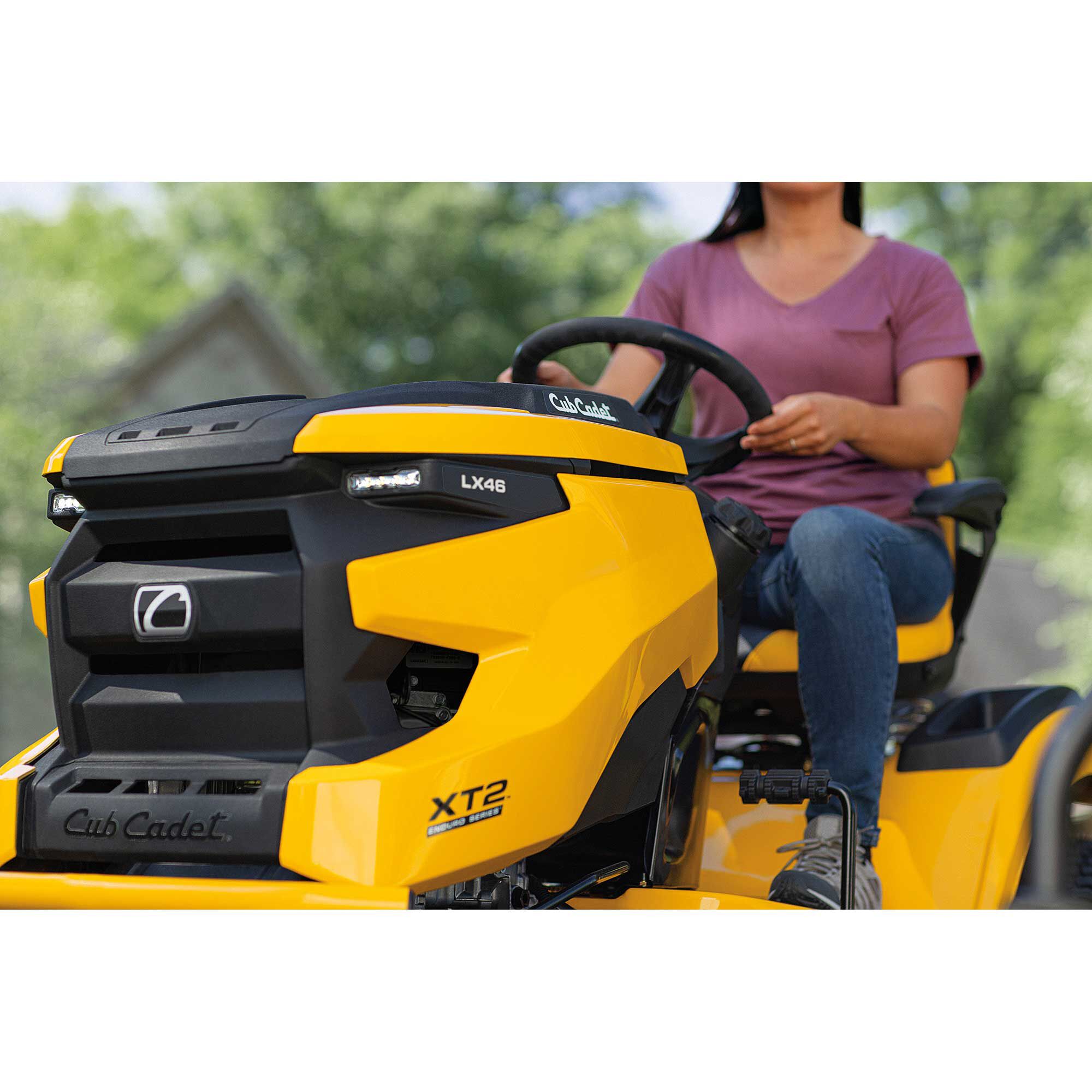 Cub Cadet XT2 LX46 Enduro Series 46 in. 22 HP Riding Lawn Mower side view