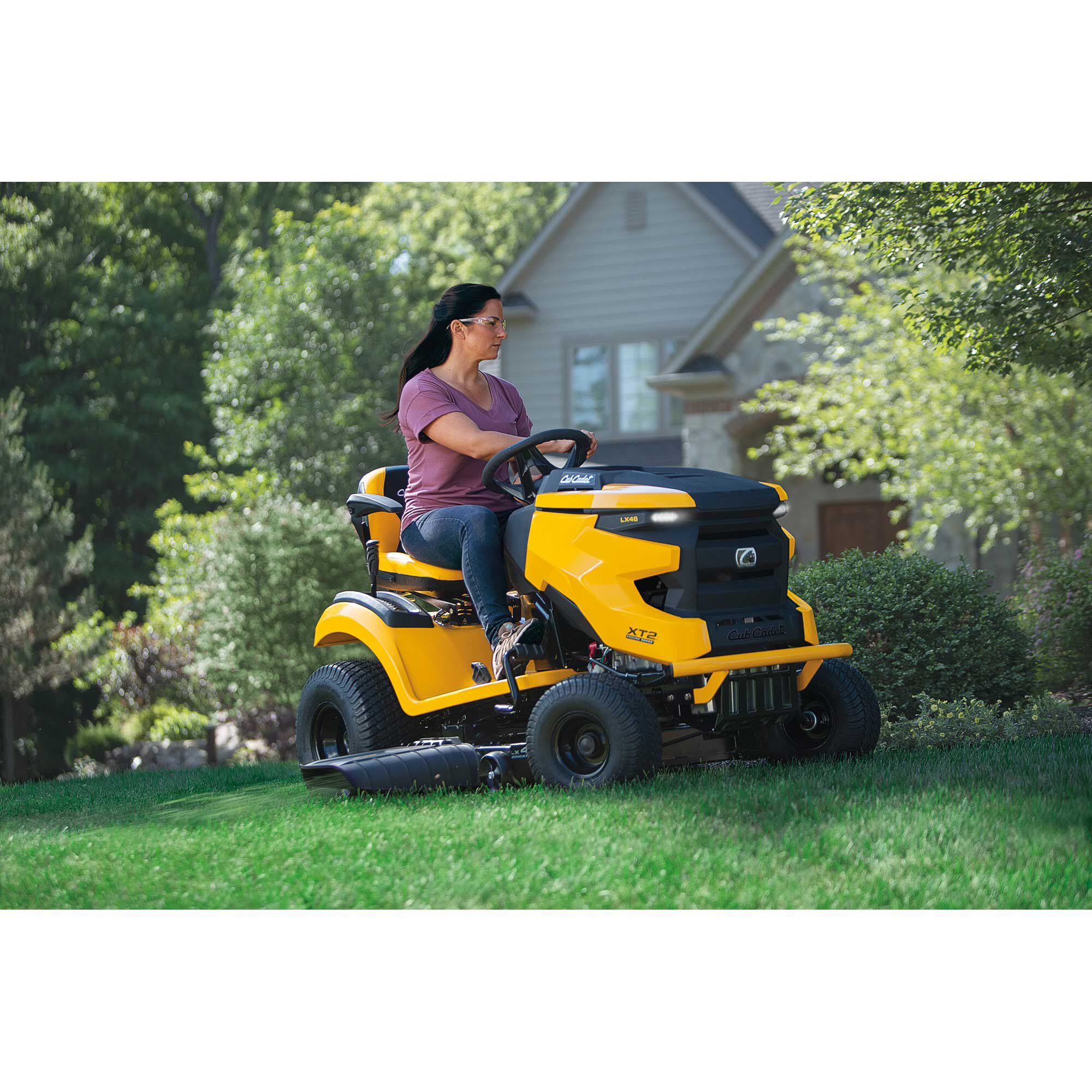 Cub Cadet XT2 LX46 Enduro Series 46 in. 22 HP Riding Lawn Mower side view