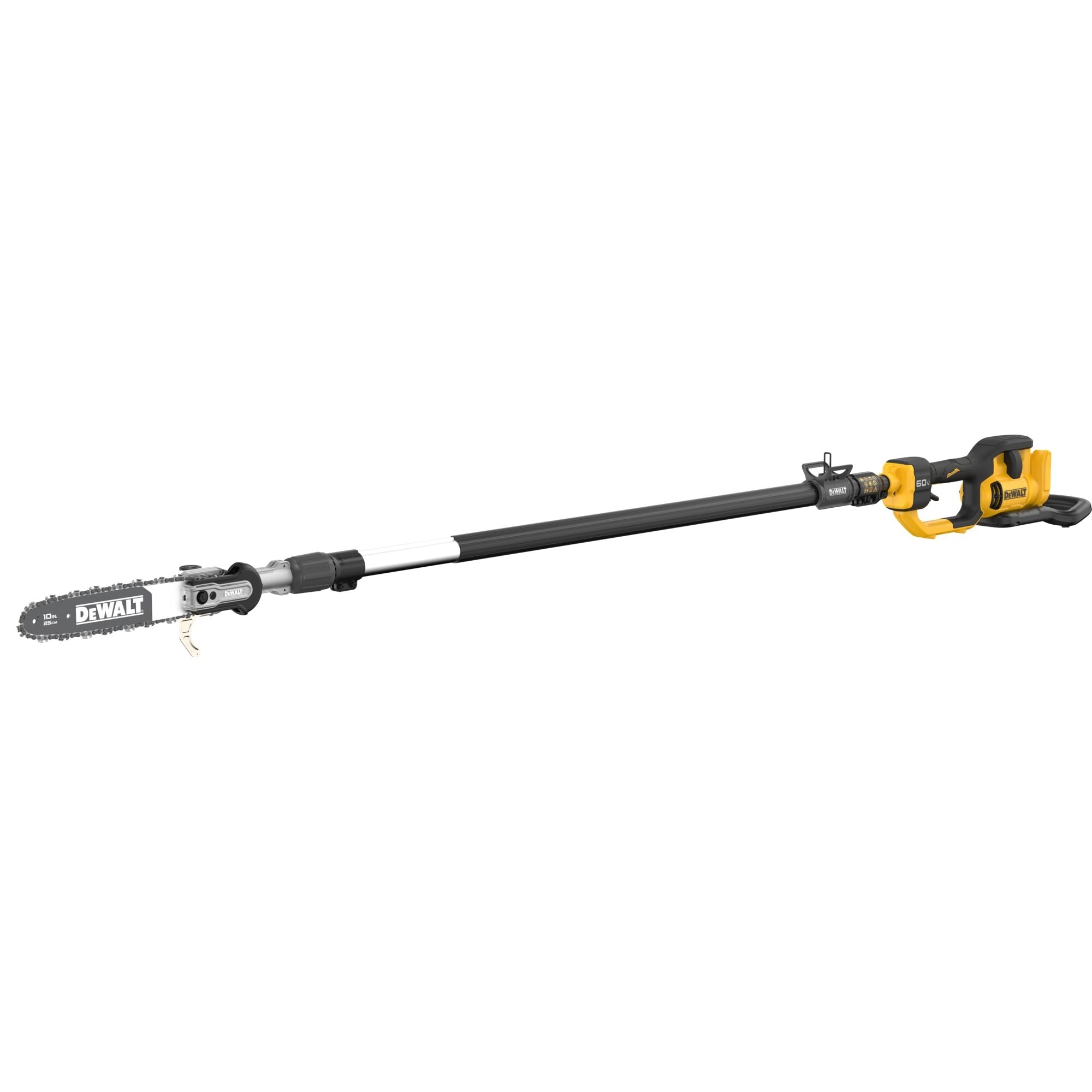 DeWalt 60V MAX FLEXVOLT 10" Telescoping Pole Saw – 140" Reach, Tool Only