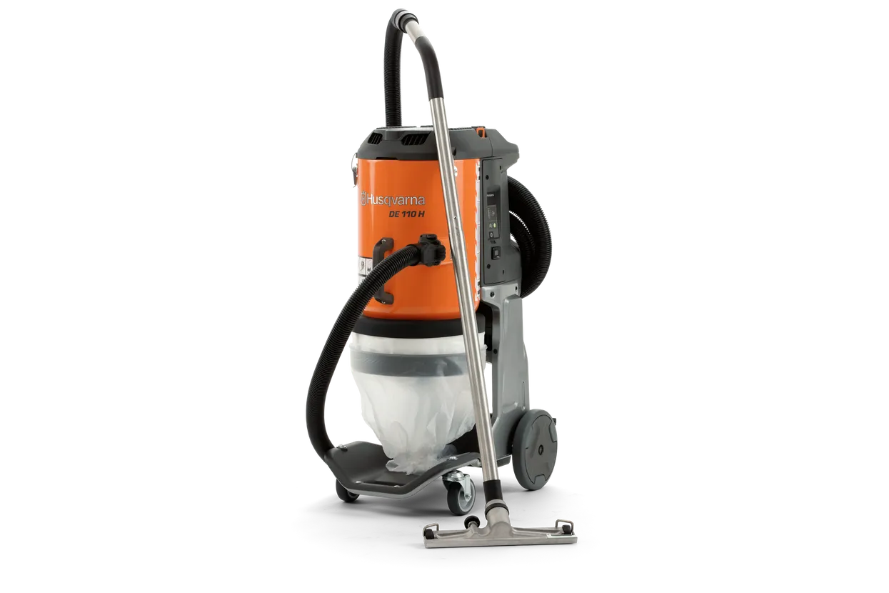 Husqvarna DE 110 H 120 V H-Class HEPA Dust Extractor – e-flow