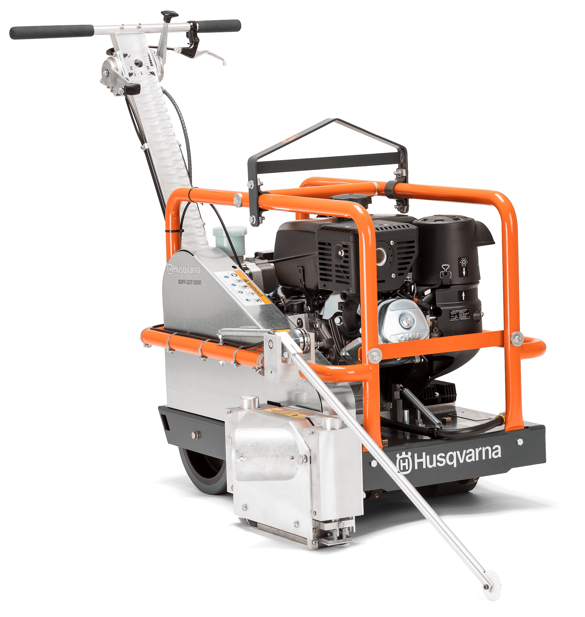 Husqvarna Soff-Cut 2000 self-propelled early entry floor saw, studio view