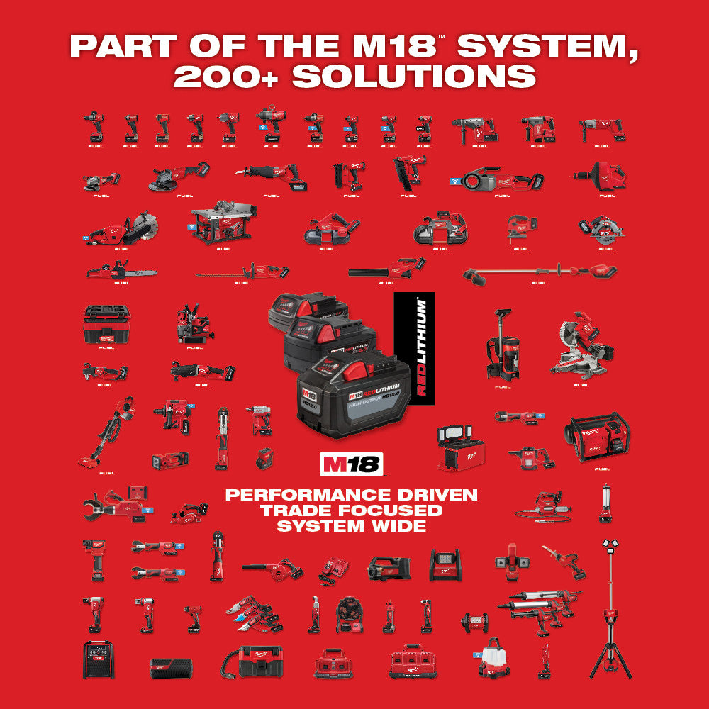 Part of the M18 system with more than 200 solutions