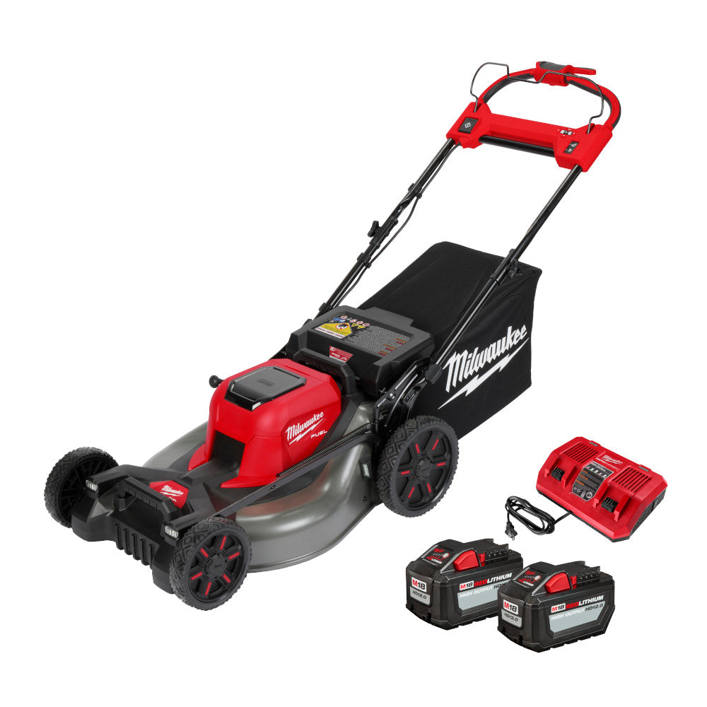 Milwaukee M18 FUEL 21" Self-Propelled Dual Battery Lawn Mower Kit