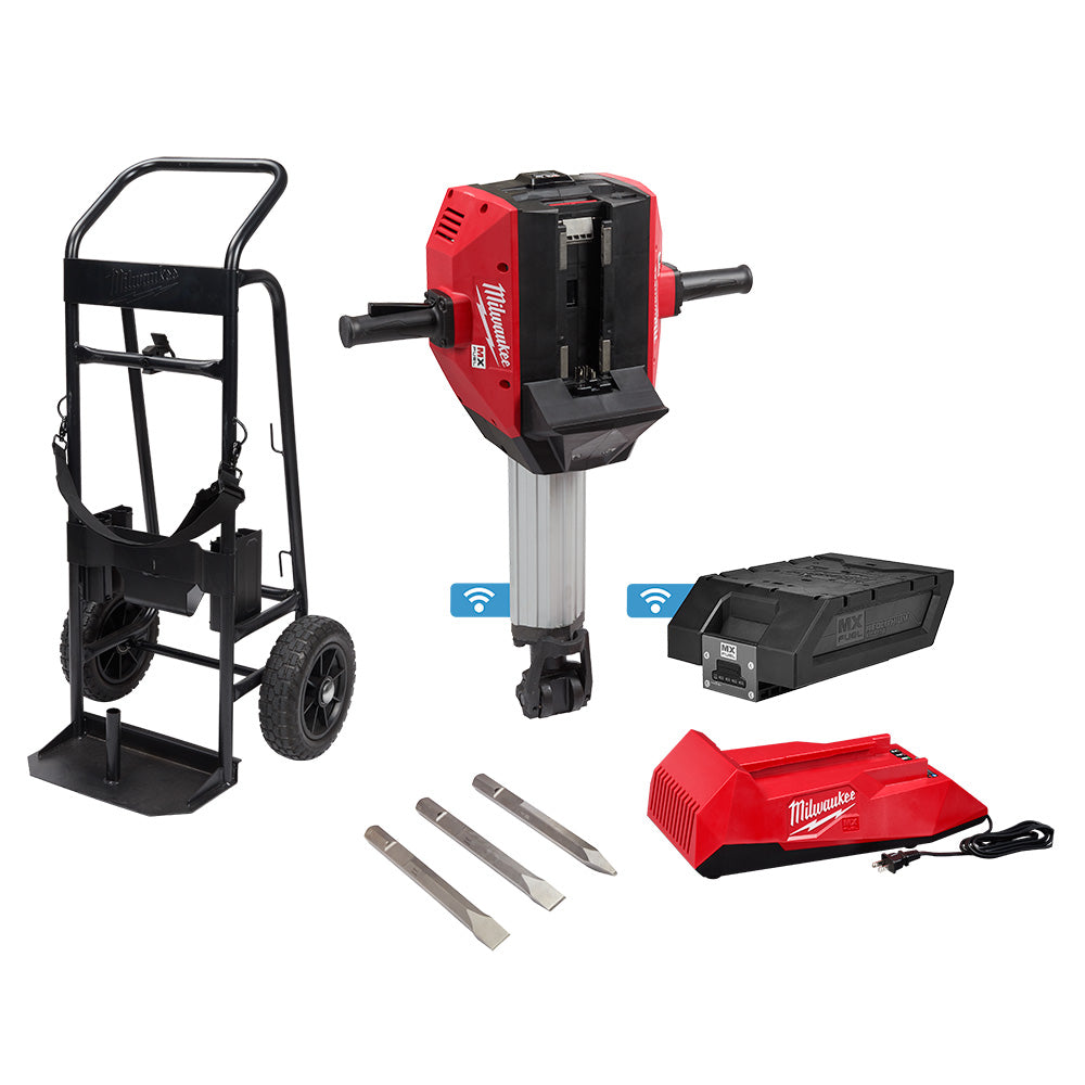 Milwaukee MX FUEL Cordless Breaker Kit – 50 ft-lb, 1,300 BPM