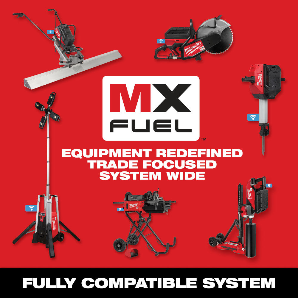 MX FUEL system graphic: equipment redefined, trade focused, fully compatible system
