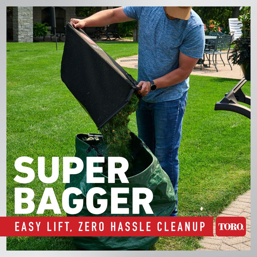 toro-22-inch-recycler-max-gas-lawn-mower-with-personal-pace-smartstow-6.jpg: Toro 22-inch Recycler Max self-propelled gas lawn mower with SmartStow vertical storage
