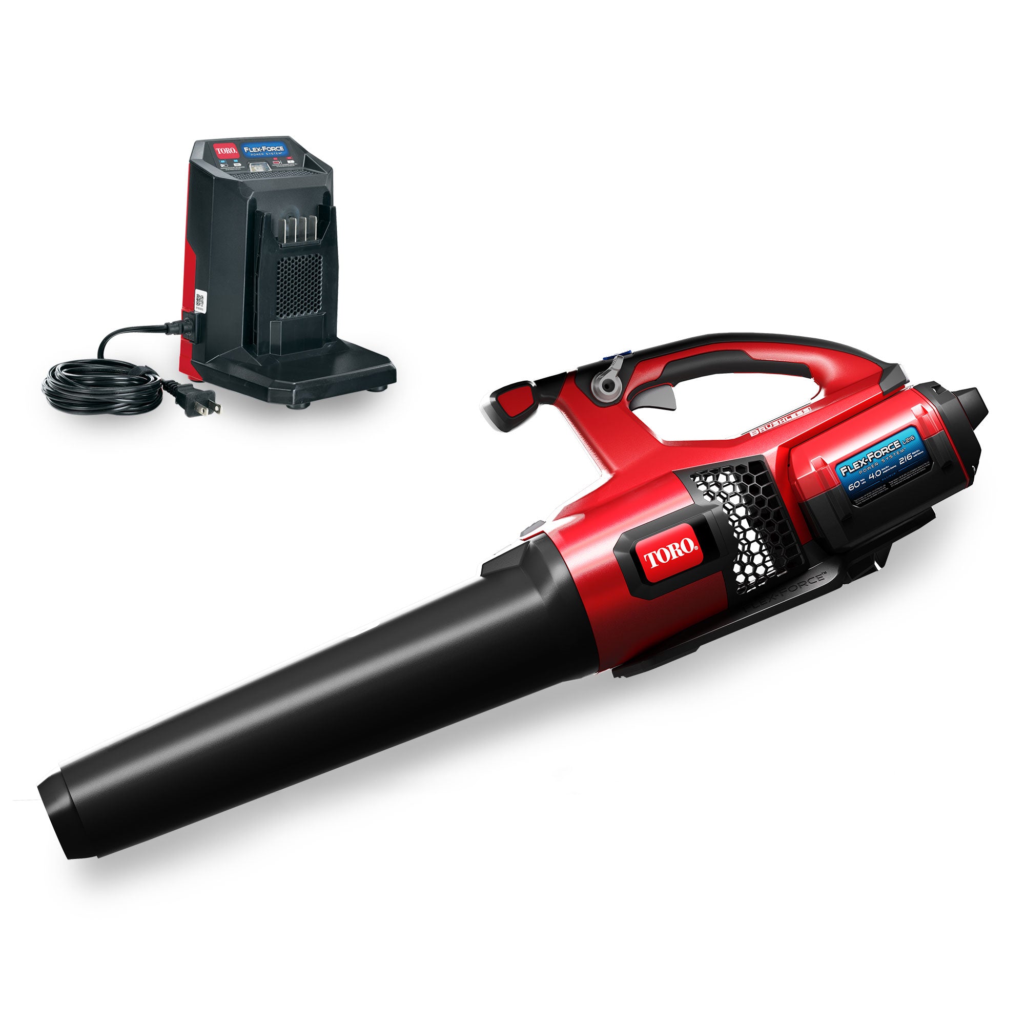 Toro 60V MAX Cordless Brushless Leaf Blower with 4.0Ah Battery
