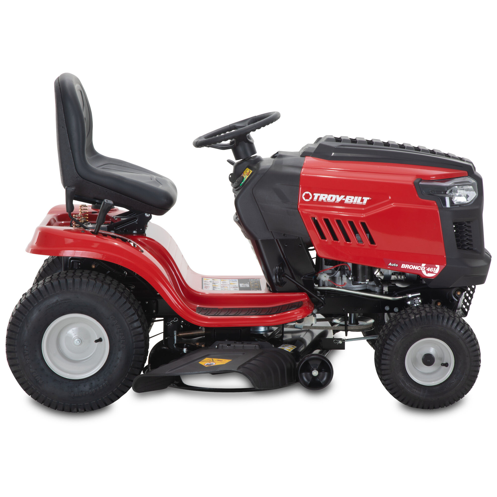 Troy-Bilt Bronco 46I 46 in. 19 HP Riding Lawn Mower side view
