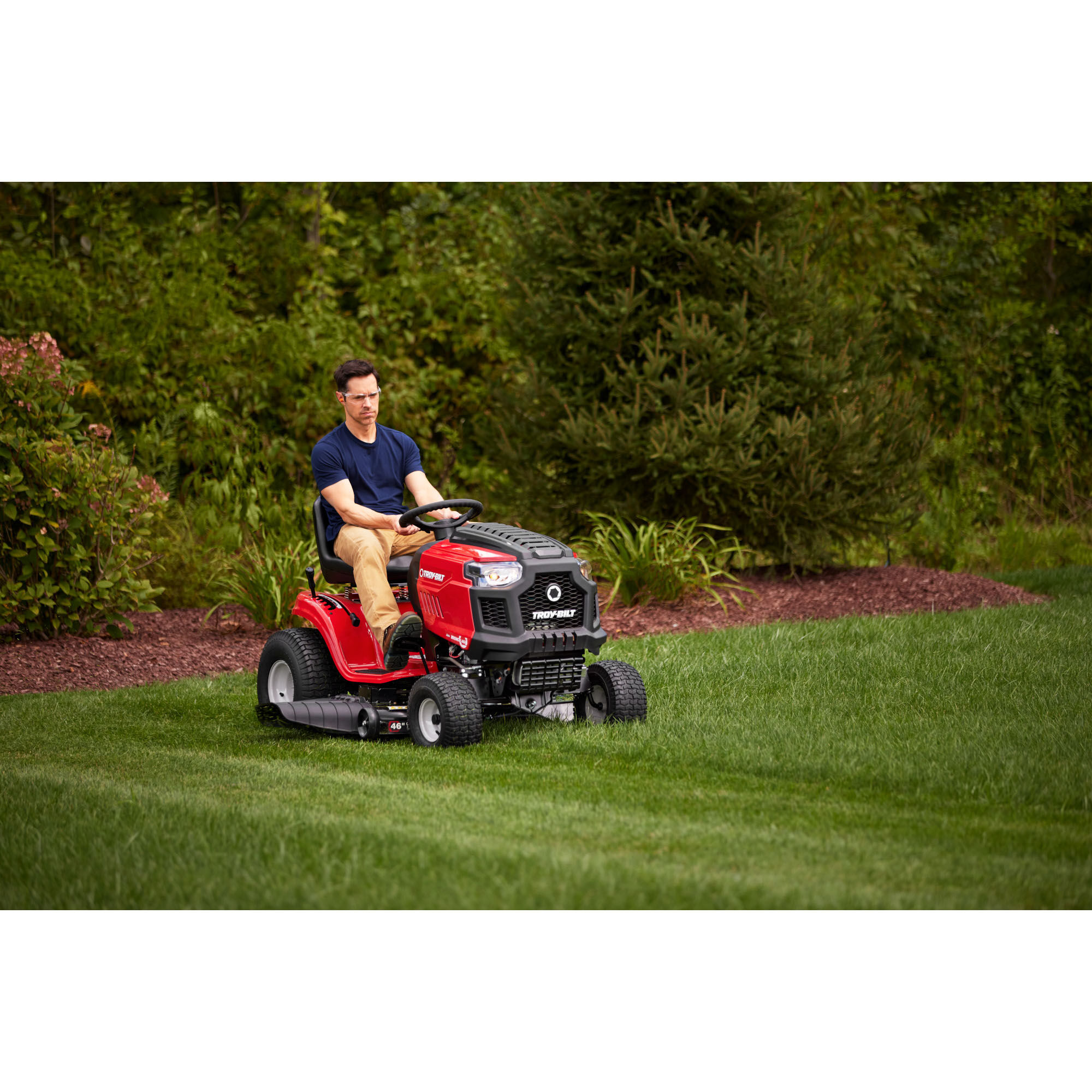 Troy-Bilt Bronco 46I 46 in. 19 HP Riding Lawn Mower side view