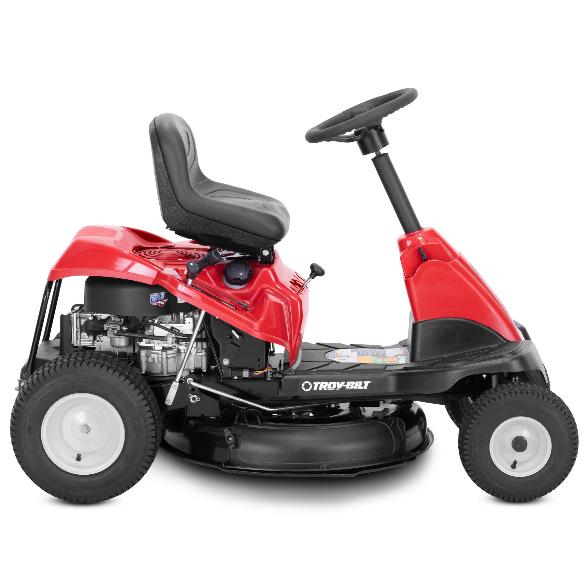Troy-Bilt TB30B 30 in. 10.5 HP Small Riding Lawn Mower side view