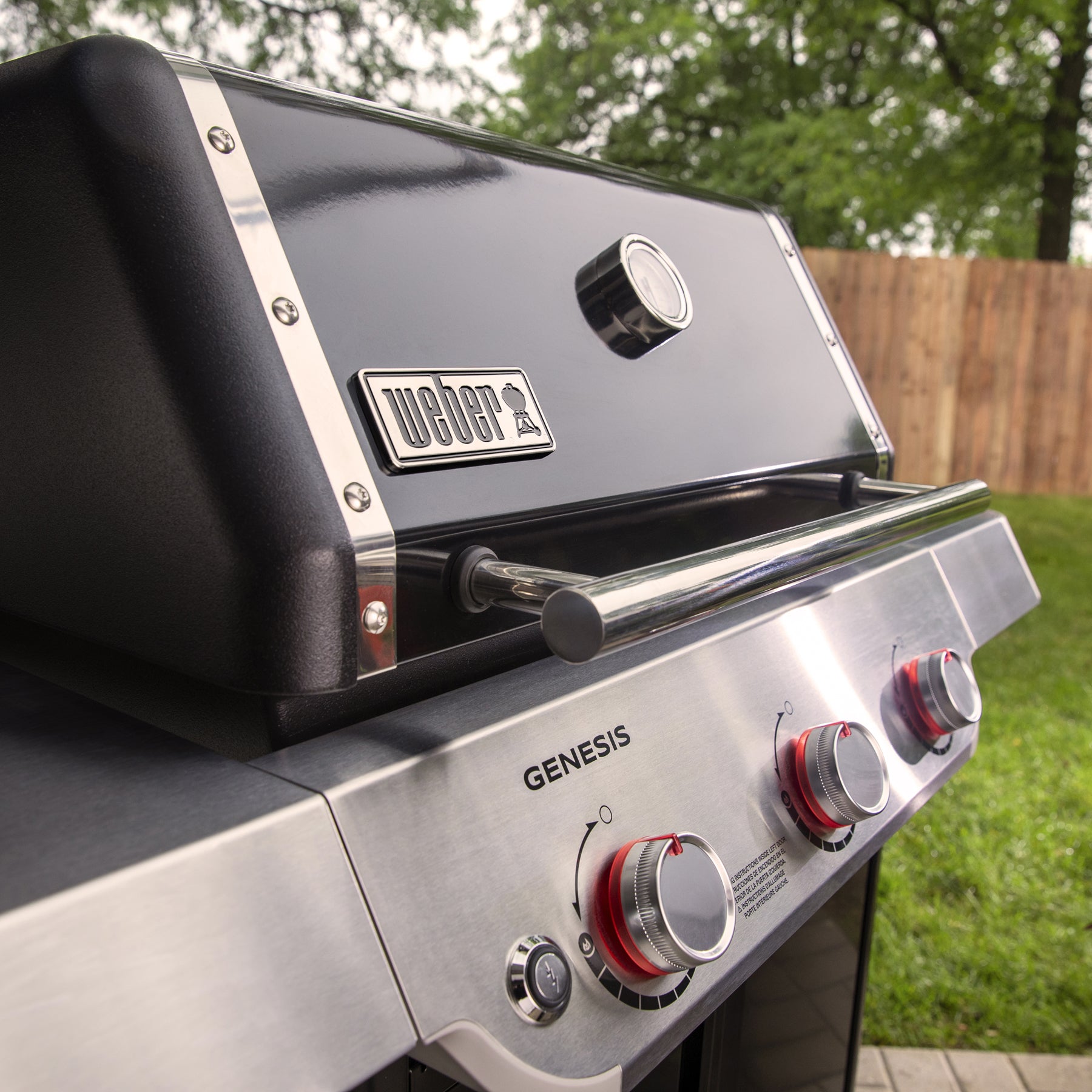 Weber Genesis E-315 Gas Grill, Liquid Propane, Black