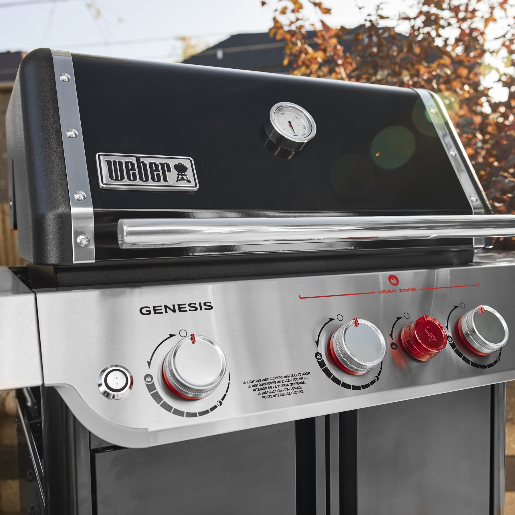 Weber Genesis E-325 Gas Grill, Liquid Propane, Black