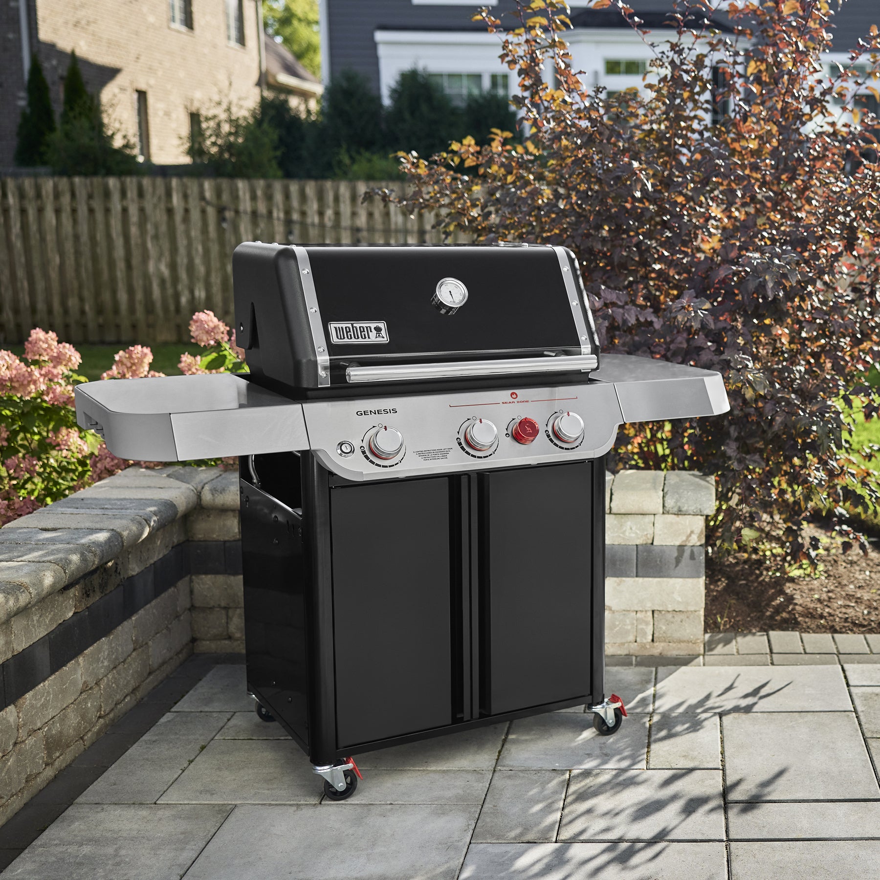Weber Genesis E-325 Gas Grill, Liquid Propane, Black