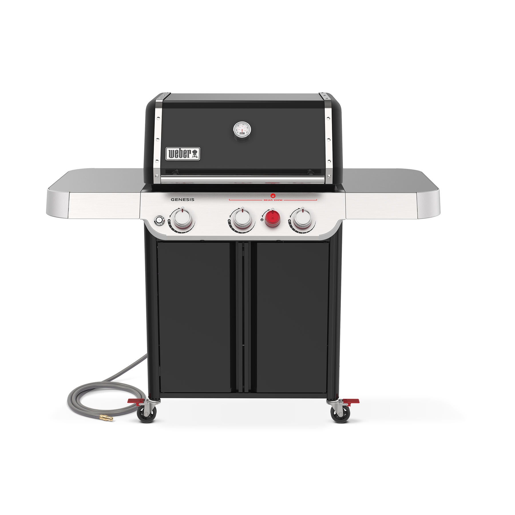 Weber Genesis E-325 Gas Grill, Natural Gas, Black