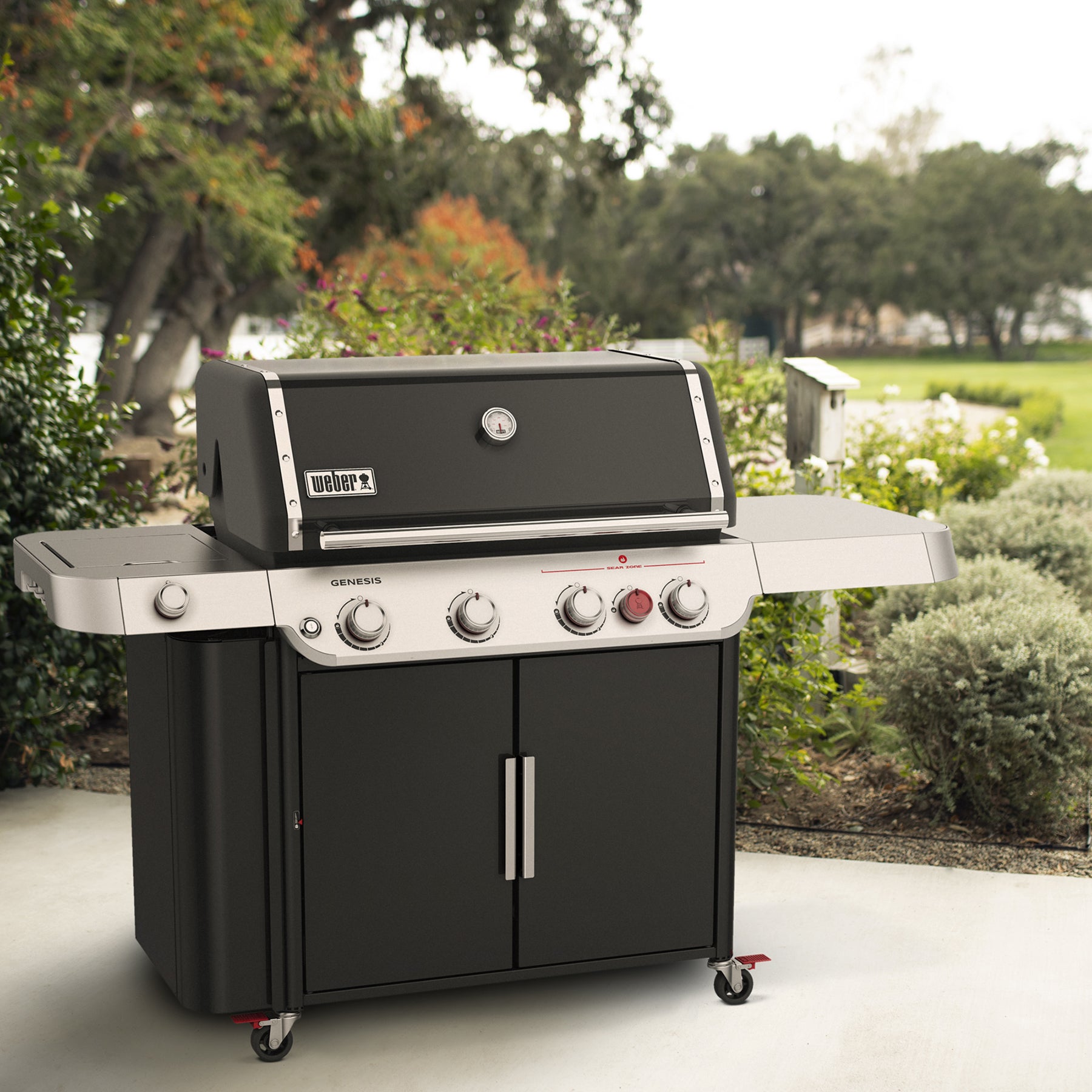 Weber Genesis E-435 Gas Grill, Liquid Propane, Black