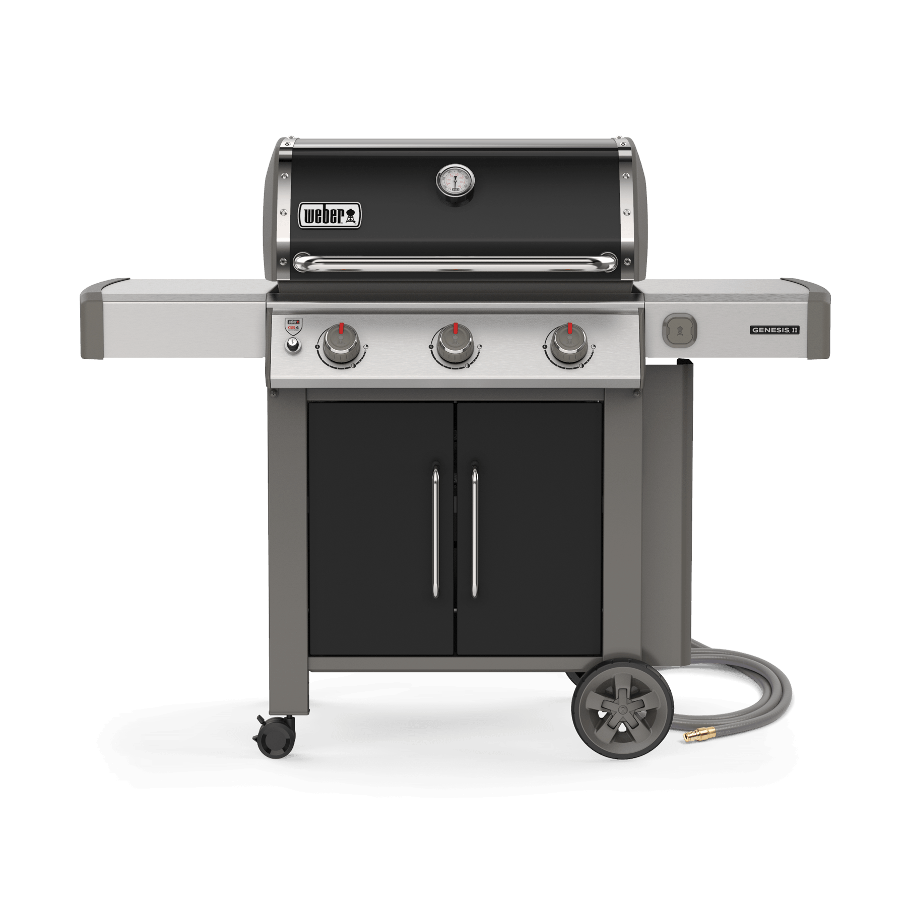 Weber Genesis II E-315 Gas Grill, Natural Gas, Black