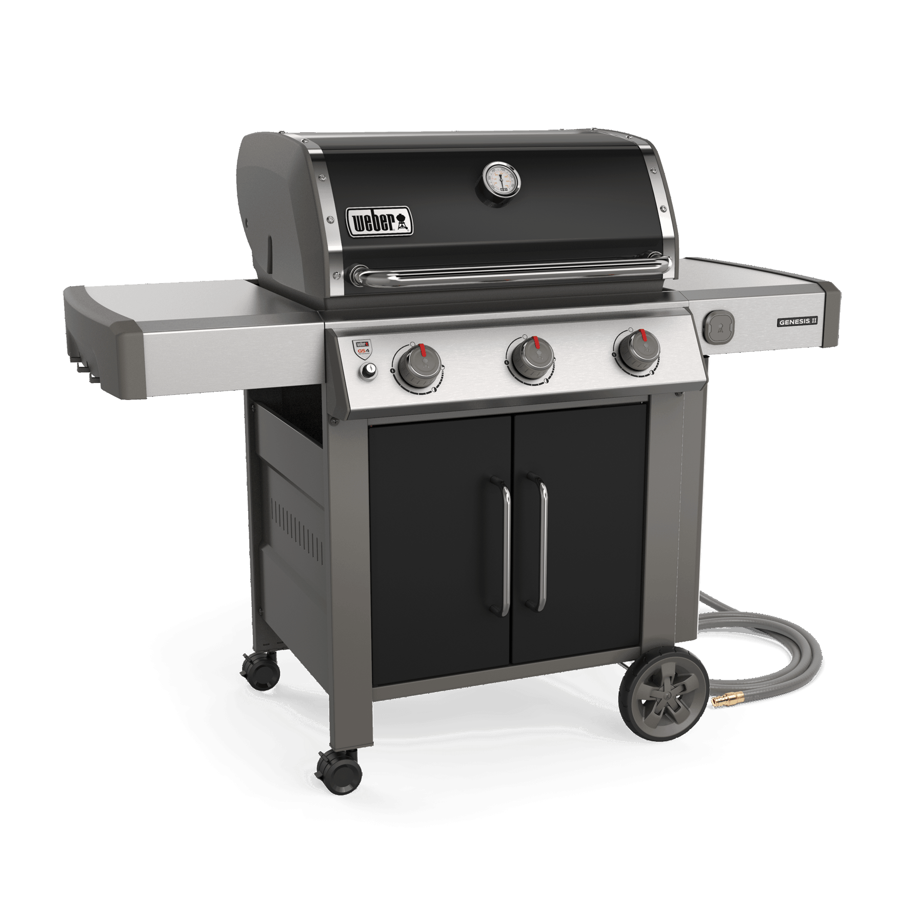 Weber Genesis II E-315 Gas Grill, Natural Gas, Black
