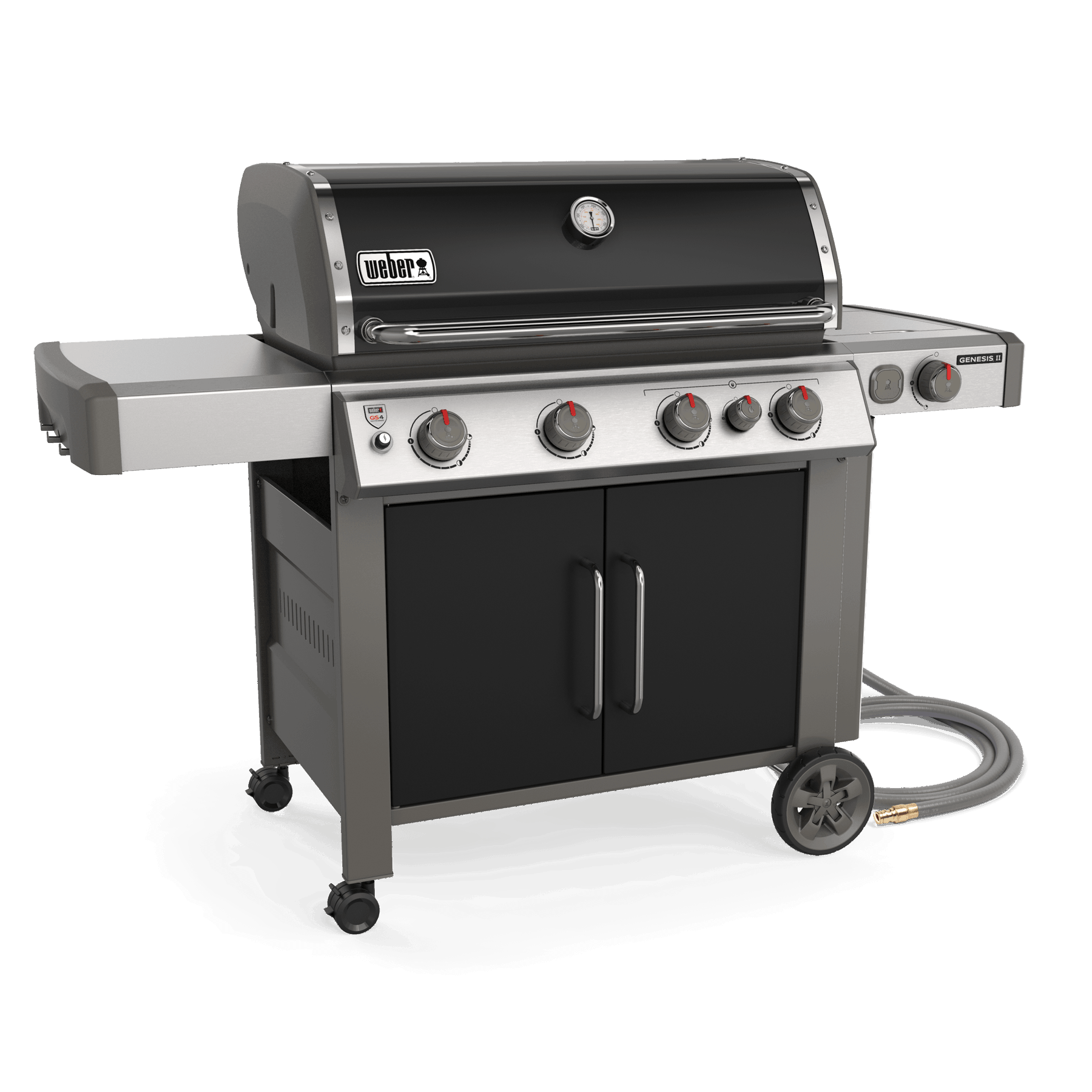 Weber Genesis II E-435 Gas Grill, Natural Gas, Black