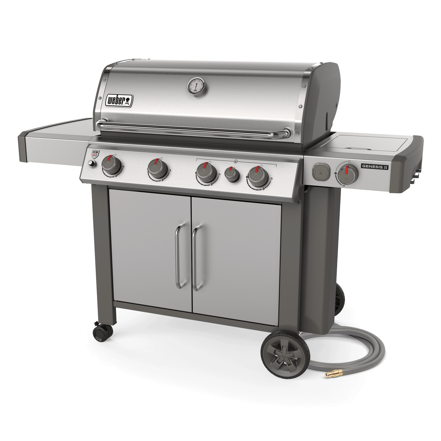 Weber Genesis II S-435 Gas Grill, Natural Gas, Stainless Steel