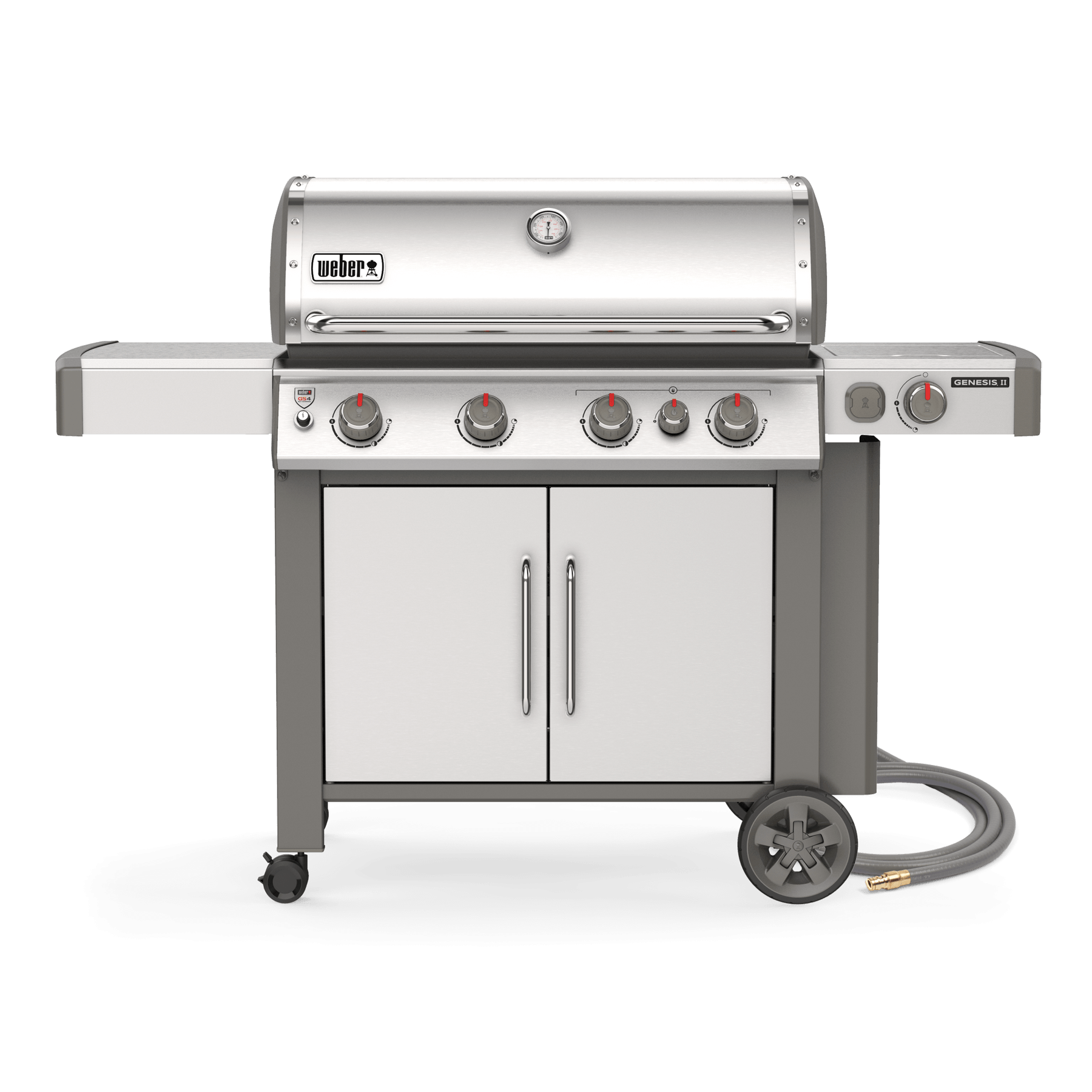 Weber Genesis II S-435 Gas Grill, Natural Gas, Stainless Steel