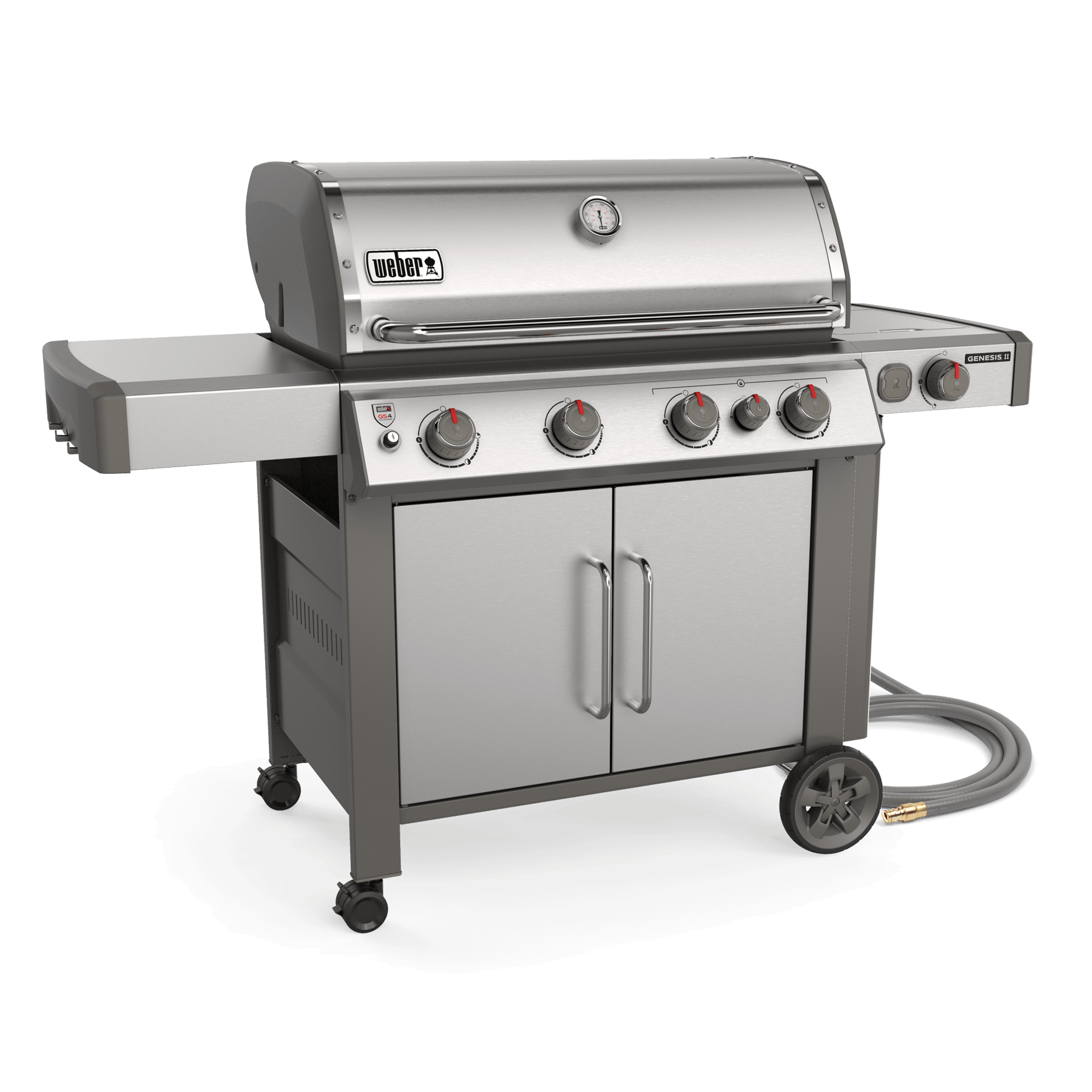 Weber Genesis II S-435 Gas Grill, Natural Gas, Stainless Steel