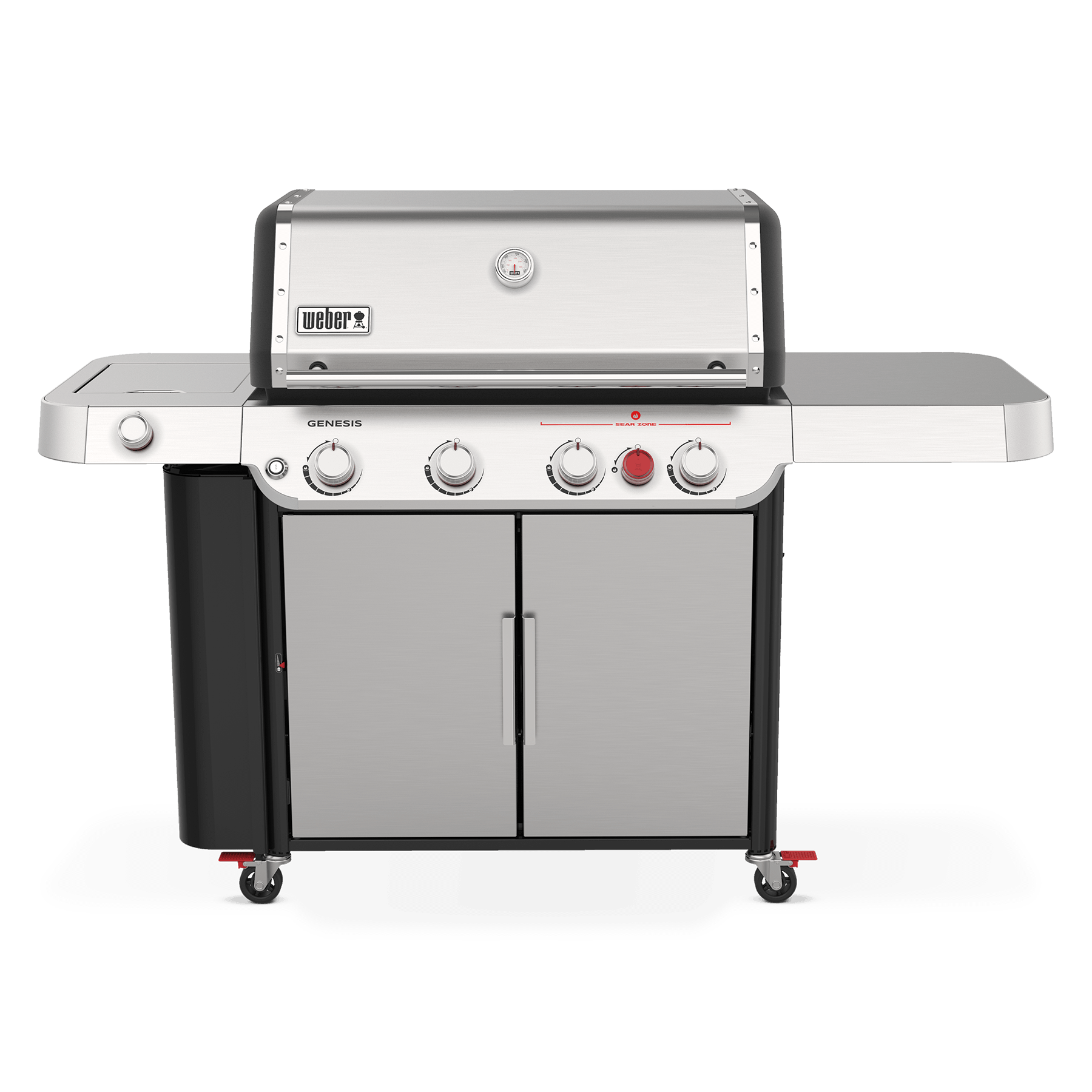 Weber Genesis S-435 Gas Grill, Liquid Propane, Stainless Steel
