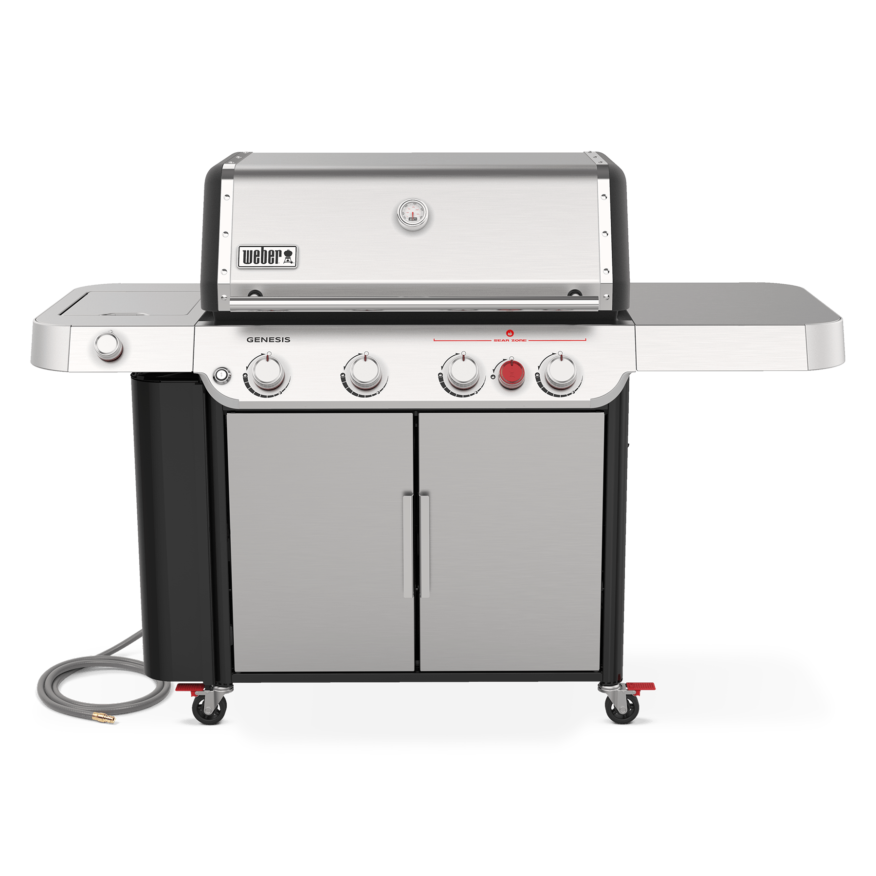 Weber Genesis S-435 Gas Grill, Natural Gas, Stainless Steel